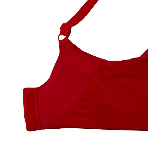VICTORIA’S SECRET Push-Up bra Plunge Padded Underwire Red Size 36DD/36E - Picture 7 of 11